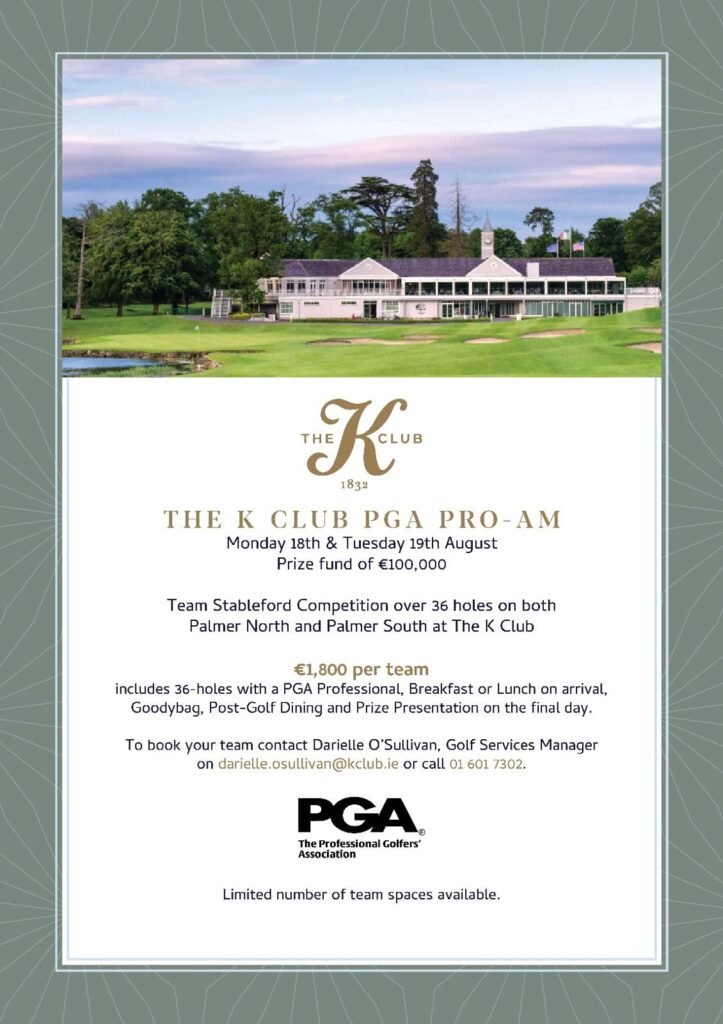 KClub Pro-Am - Talk Golf Ireland