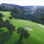 Aerial view of the parkland course at Ballinamore Golf Club in County Leitrim.