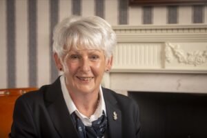 Portrait of Claire Dowling, first woman to captain The Royal and Ancient Golf Club of St Andrews