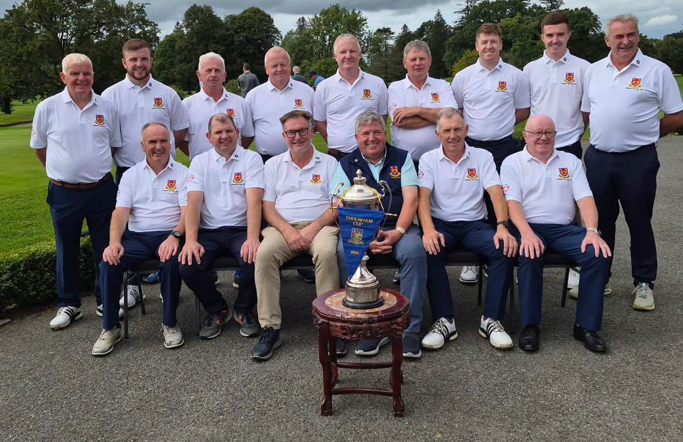 Birr Golf Club team at the Tudenham Cup final