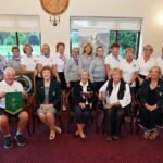 Cahir Park team with the All-Ireland Mary McKenna Diamond Trophy at Woodenbridge