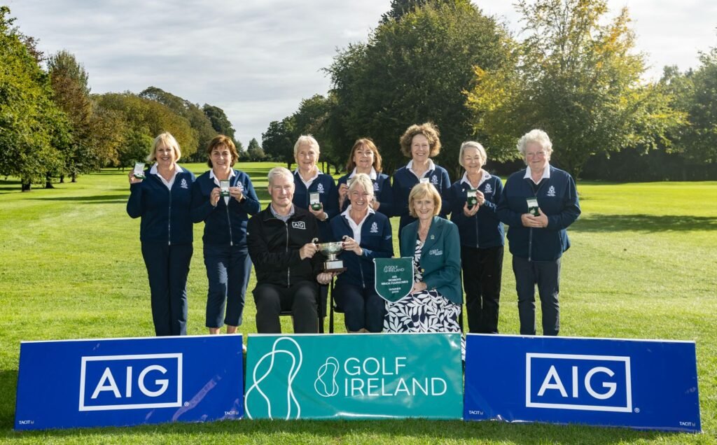 Fortwilliam AIG Minor Foursomes Champions - Talk Golf Ireland Fortwilliam team with their AIG Women’s Minor Foursomes All-Ireland trophy