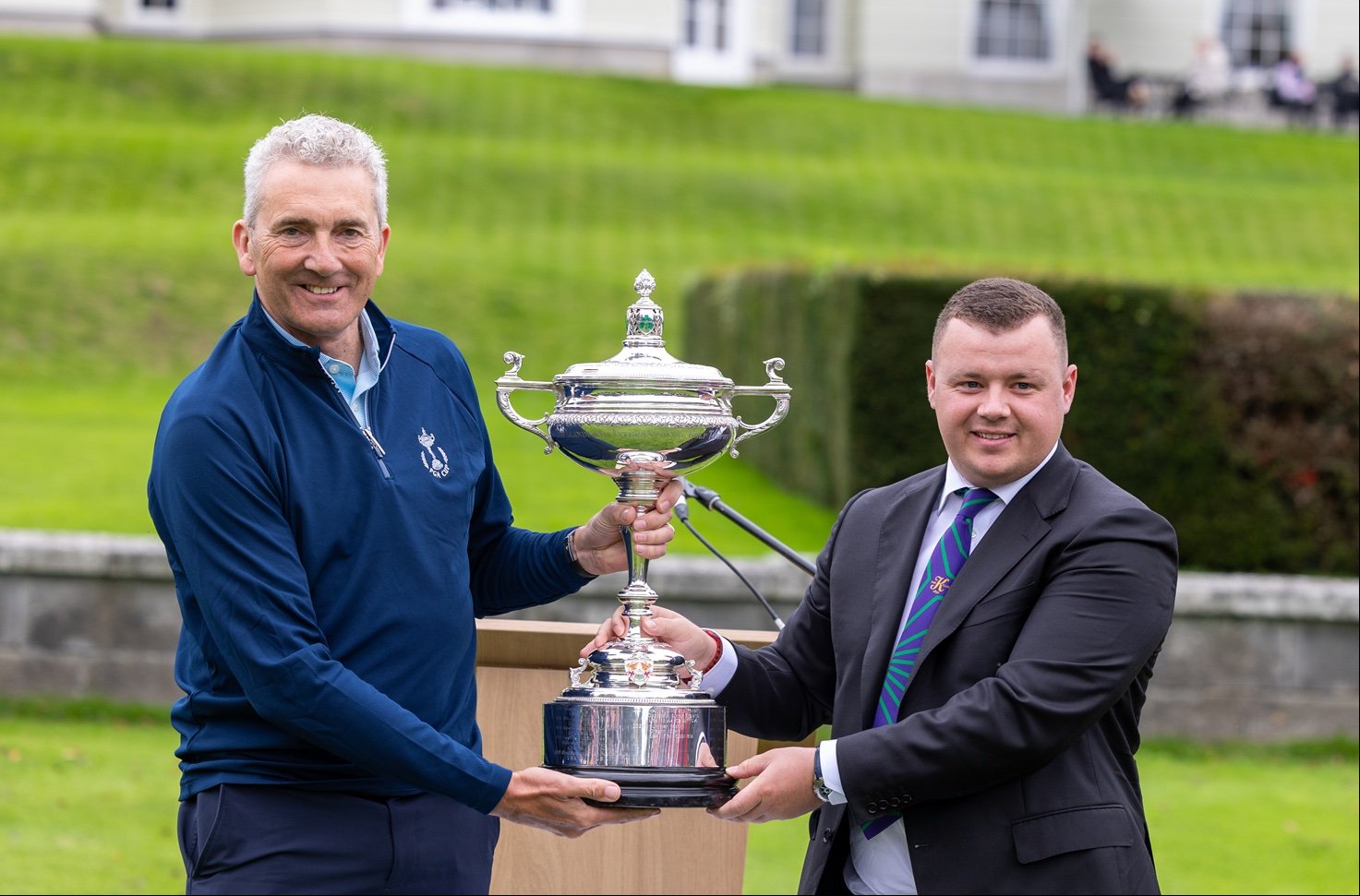 PGACup-2026 - Talk Golf Ireland PGA Cup trophy presentation at The K Club